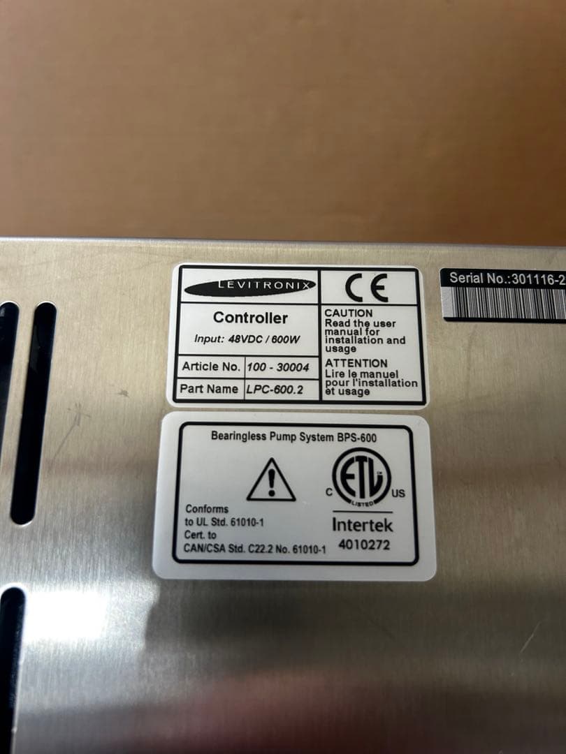 Levitronix LPC-600.2ポンプコントローラ48VDC/600W