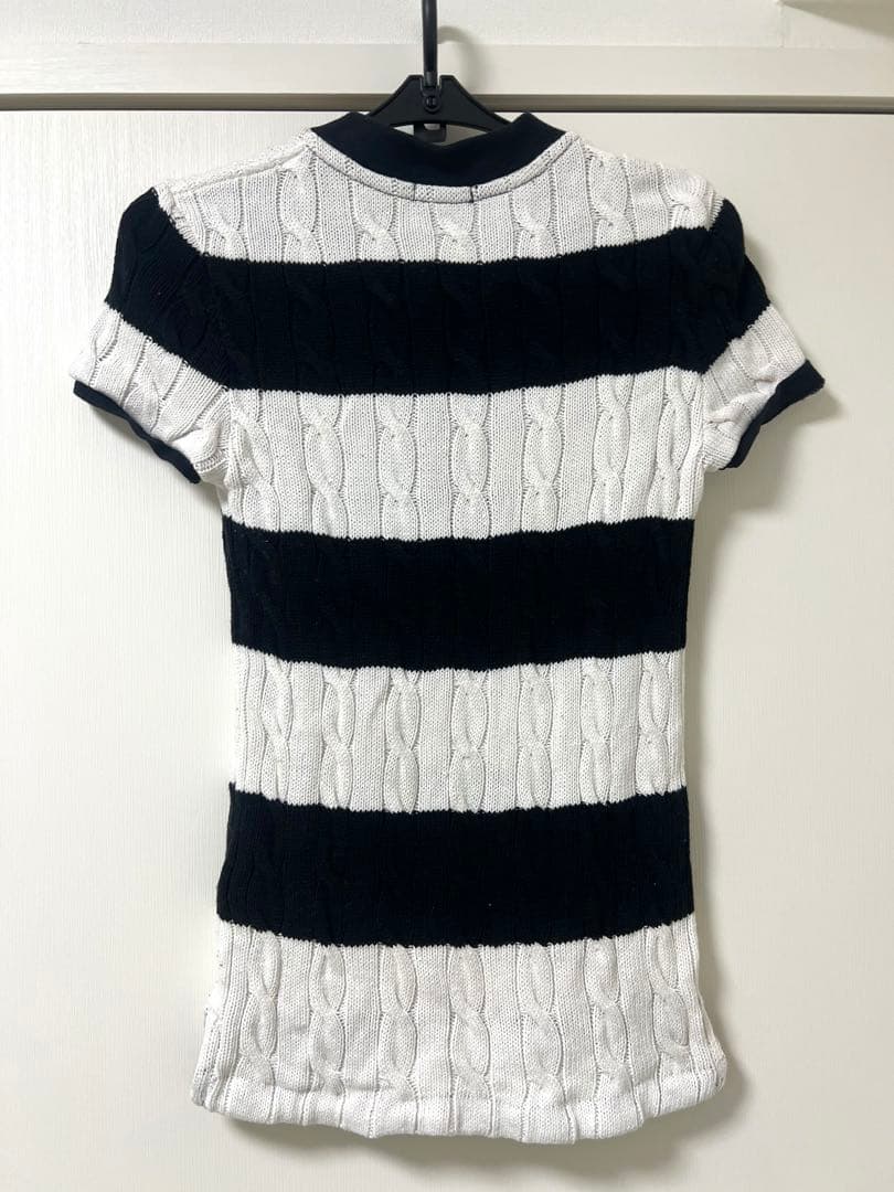 Polo by Ralph Lauren ケーブルニットポロシャツ S