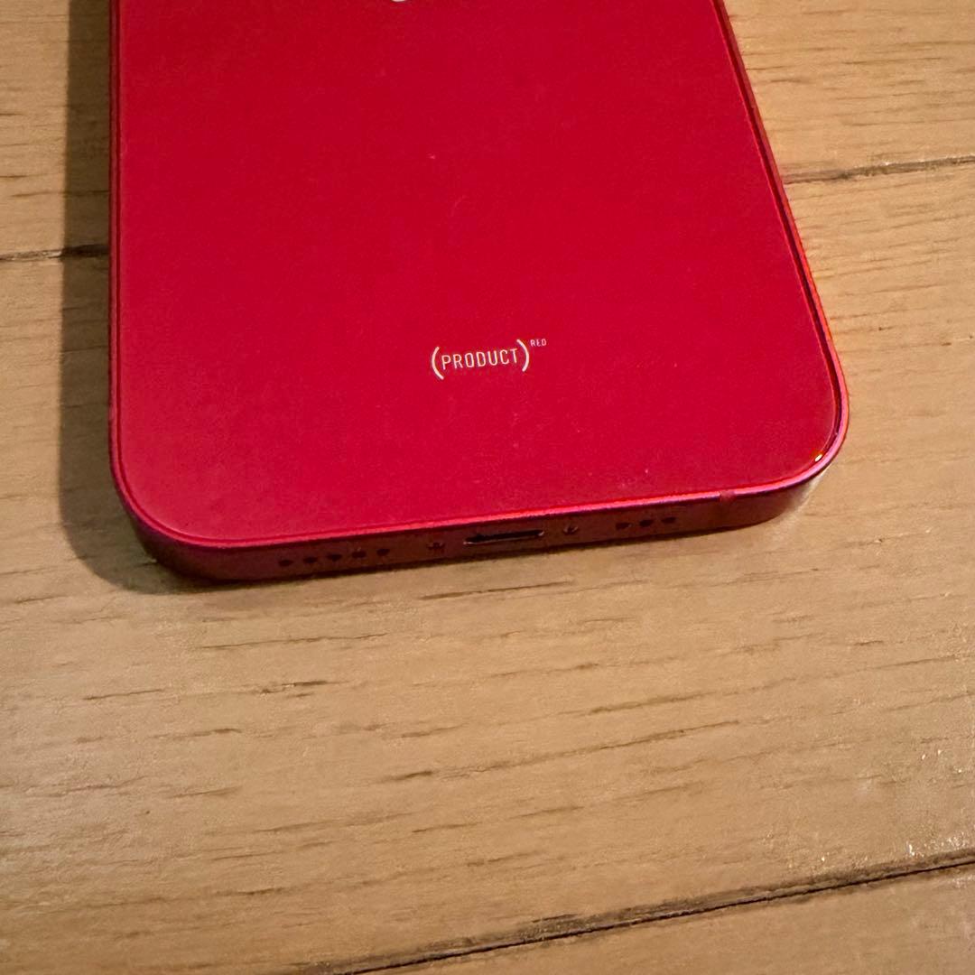 【美品】iPhone13 Red 128GB バッテリー82% 箱、ケーブル付き