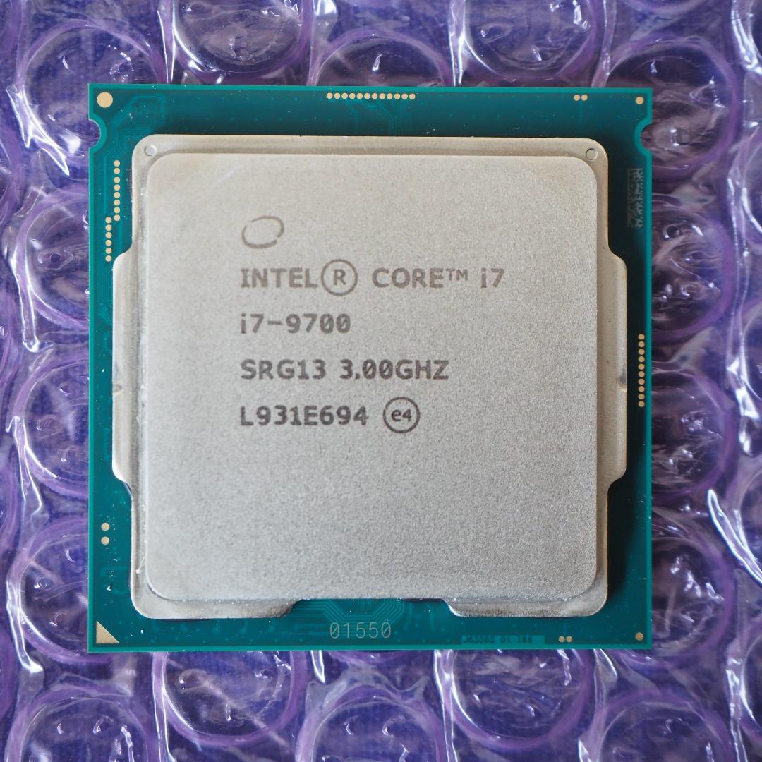 Intel Core i7-9700【動作確認済み】