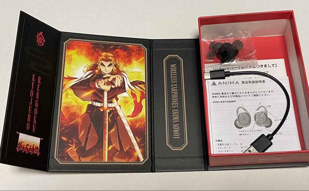 鬼滅の刃 煉獄杏寿郎 ONKYO オンキョー イヤホン