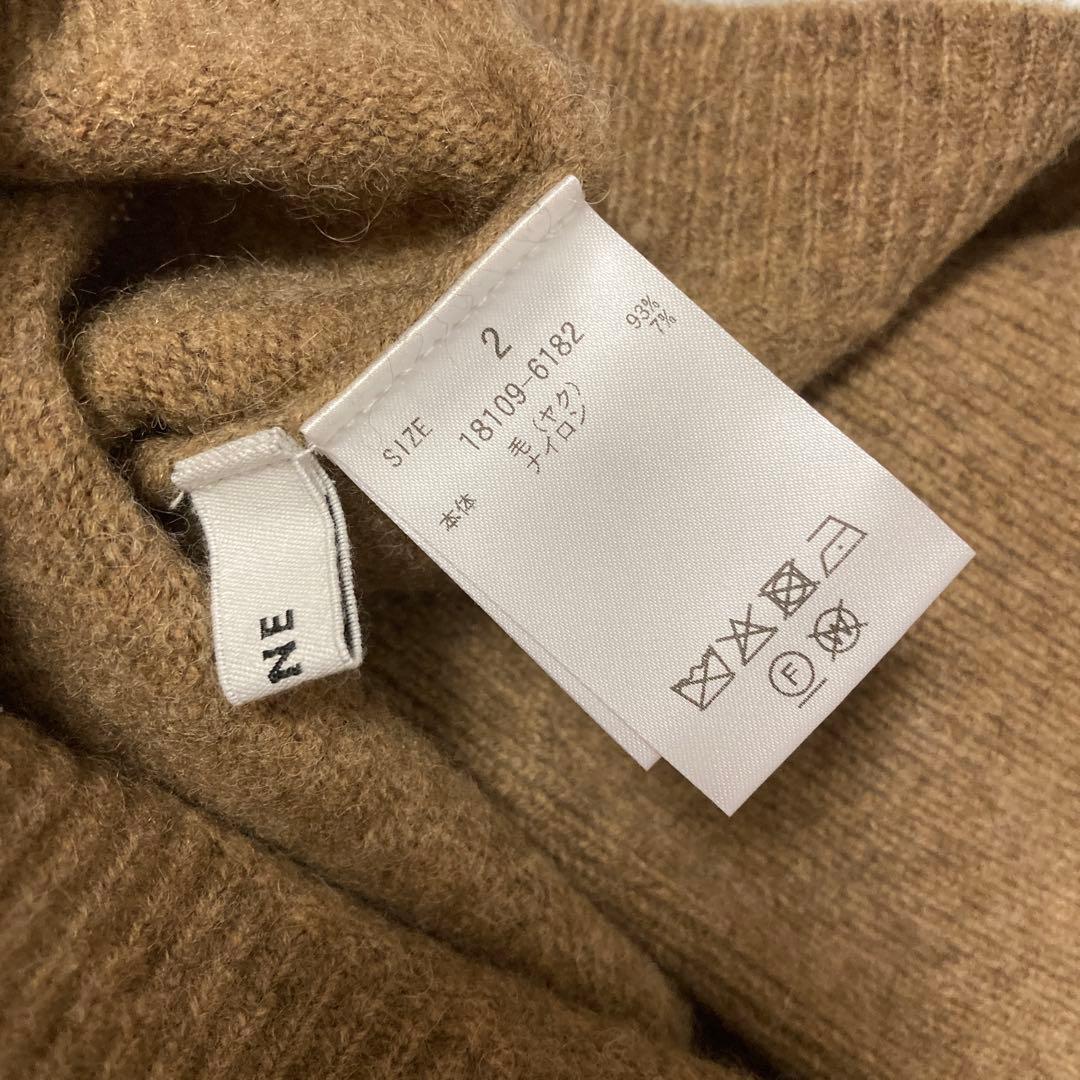 クラネ　ヤクミニスカート　ブラウン　2 CLANE