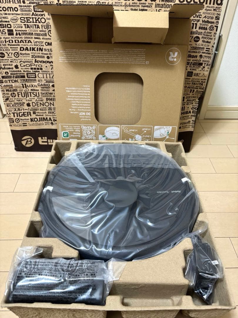 **値下げ**【新品未使用】Roomba105Comboロボット掃除機　水拭き黒