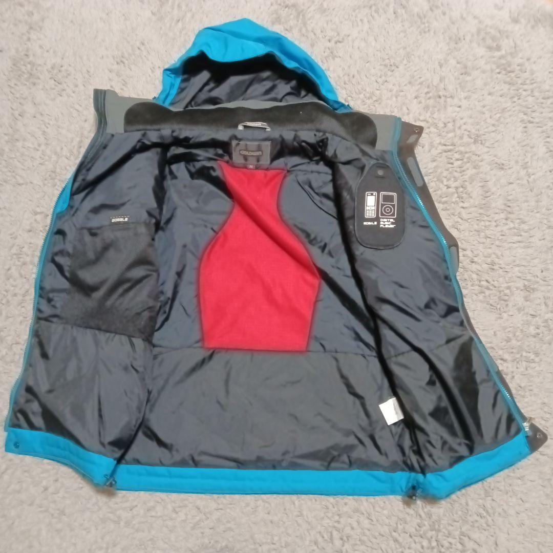 【美品】GOLDWIN ゴールドウィン　ウェア　青　セットアップ　上下　Мサイズ