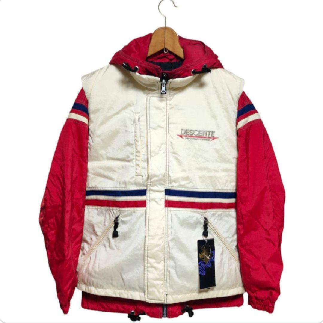 新品 デッドストック デサント 天然羽毛ダウン レトロ ジャケット スキーウェア