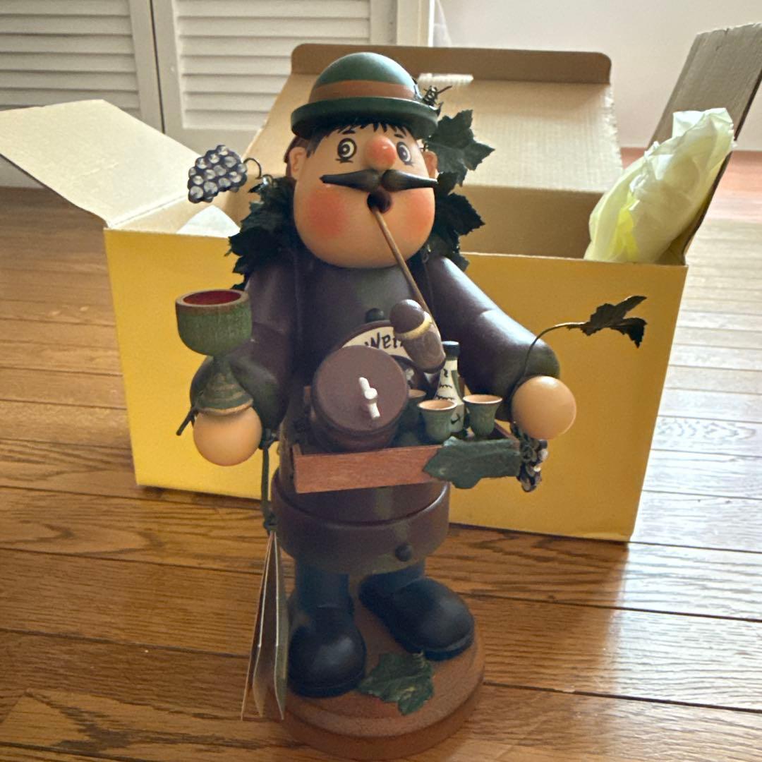 ドイツ製HODDL木製人形Käthe Wohlfahrt取扱ローテンブルク葡萄