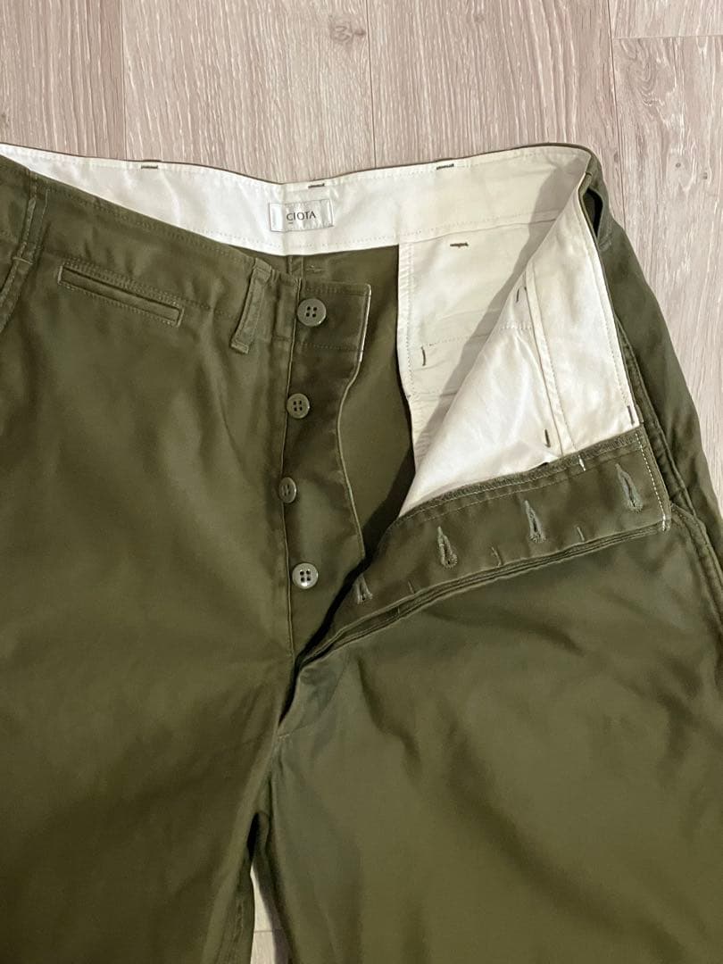 【CIOTA × EDIFICE 別注】 スビンコットン モールスキン チノパン