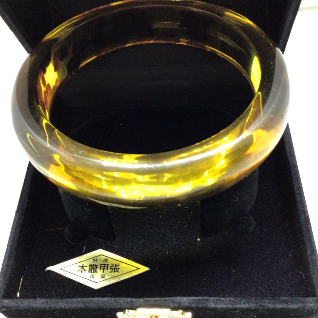 ⭐️特別⭐️本鼈甲バングル 厚みがあり高級感抜群！