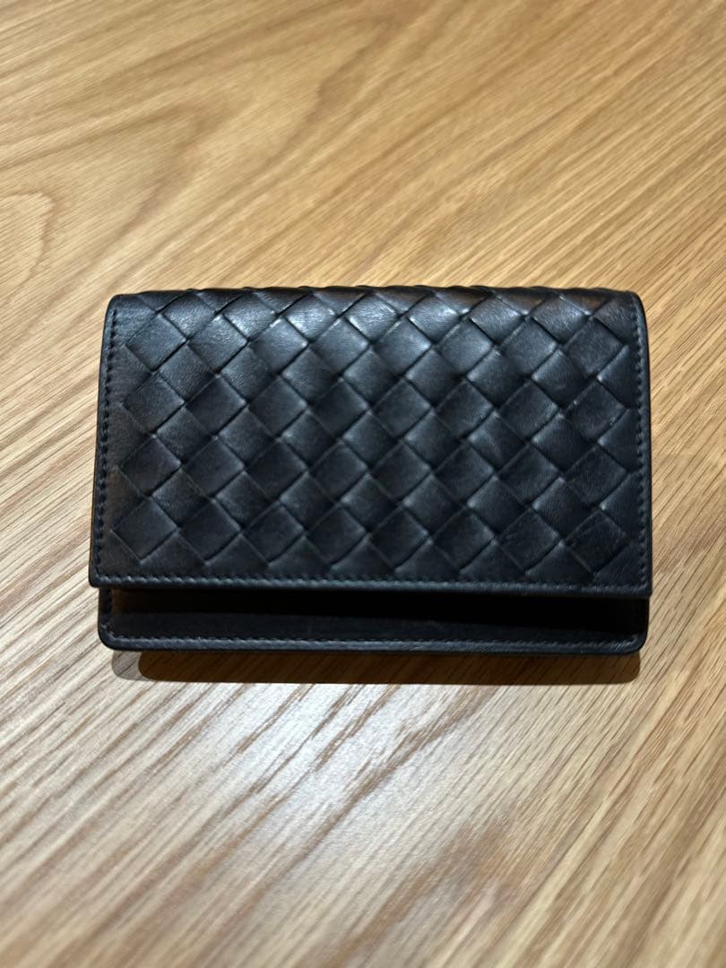 [美品]ボッテガヴェネタ　名刺入れ　黒