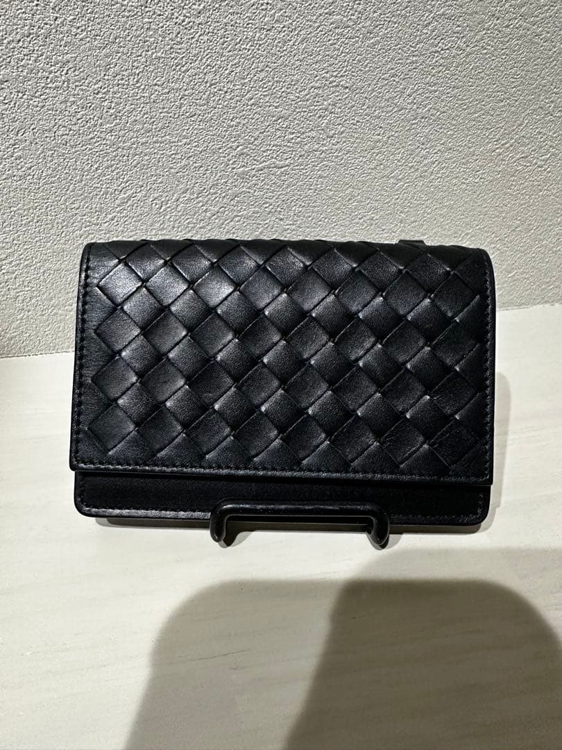 [美品]ボッテガヴェネタ　名刺入れ　黒