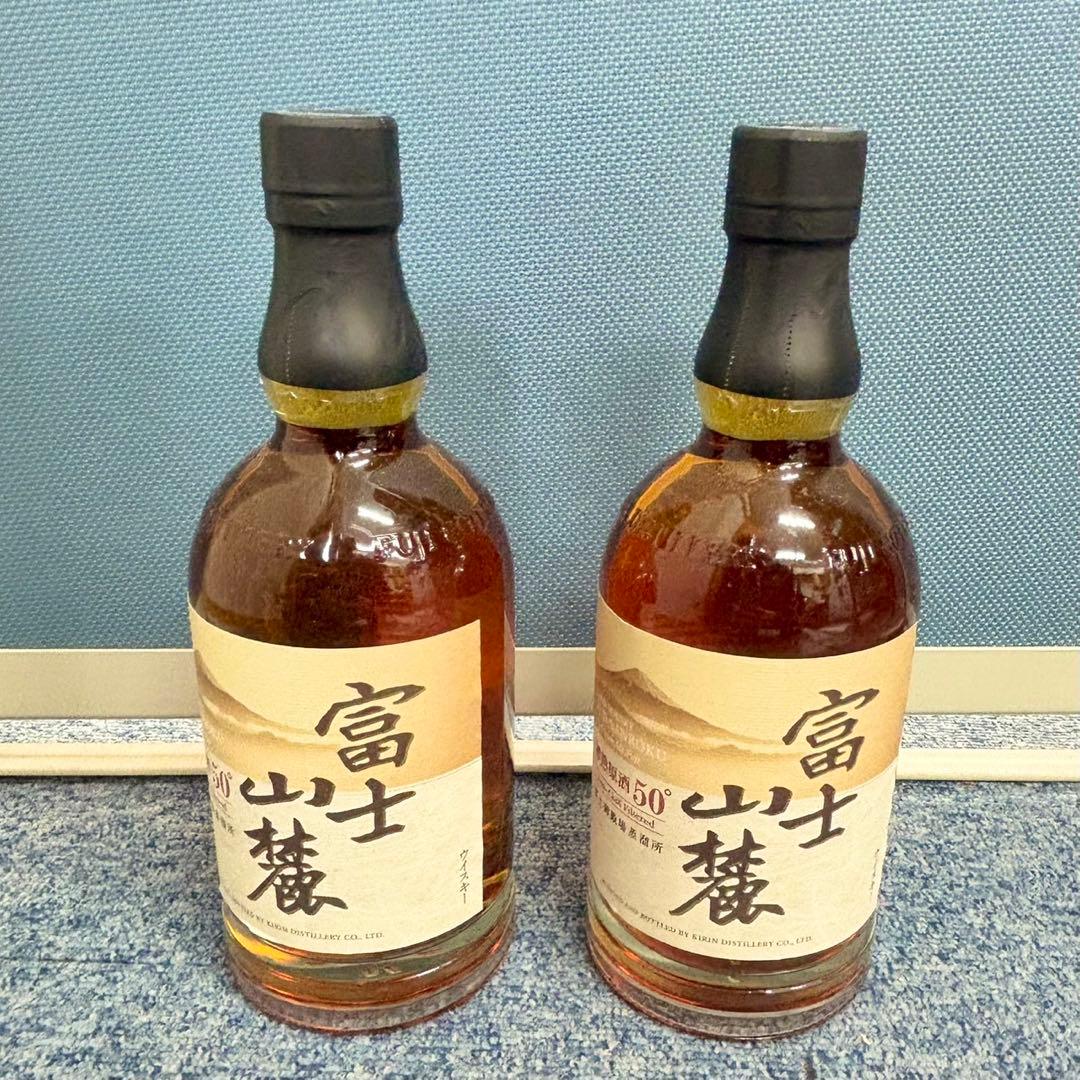 富士山麓 ウイスキー 50度 ノンチルフィルター 2本セット　1455