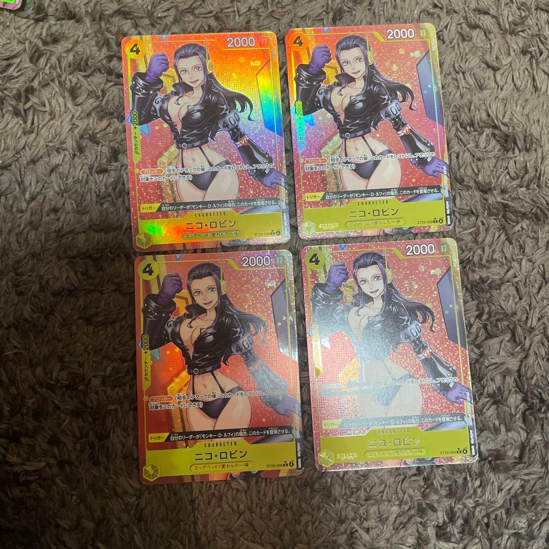 パラレル　ST29-009 ニコ・ロビン エッグヘッド　　4枚　④