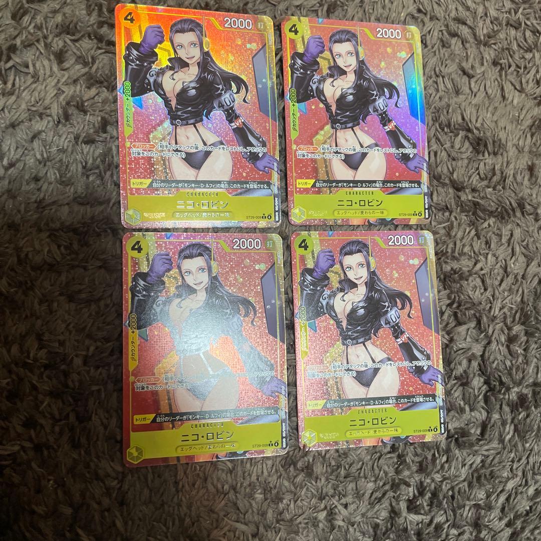 パラレル　ST29-009 ニコ・ロビン エッグヘッド　　4枚　④