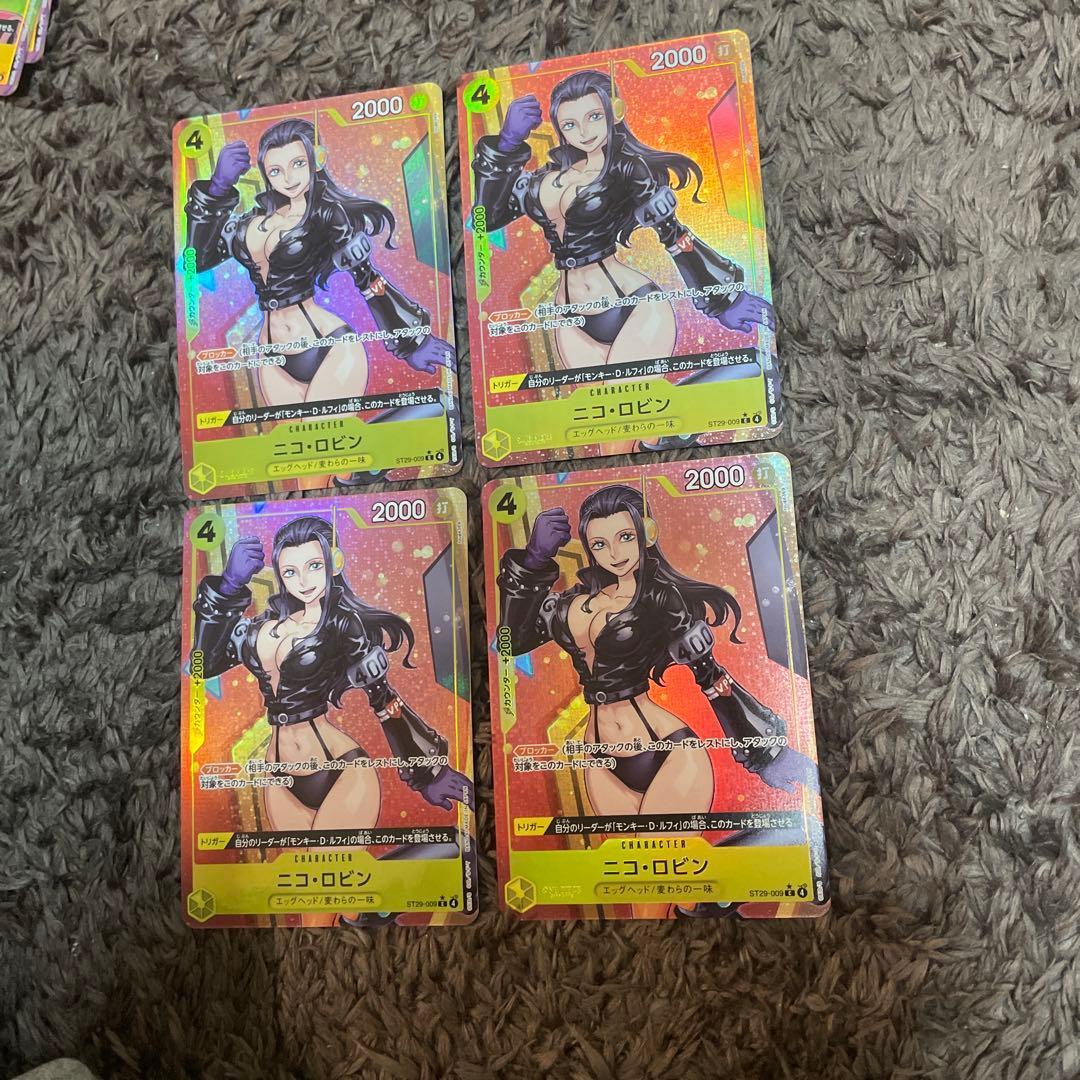 パラレル　ST29-009 ニコ・ロビン エッグヘッド　　4枚　④