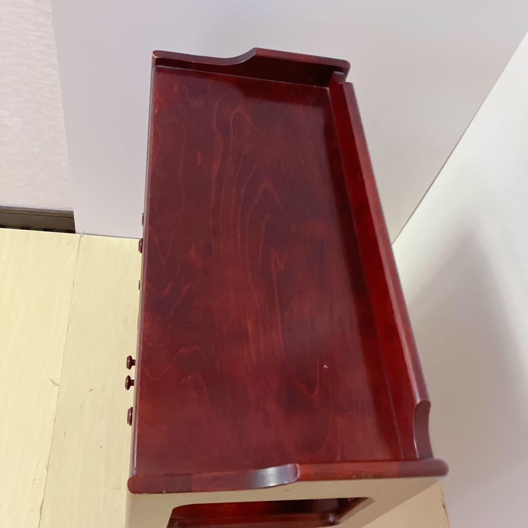 Karimoku カリモク 木製 電話台、FAX台　キャビネット飾り棚 収納