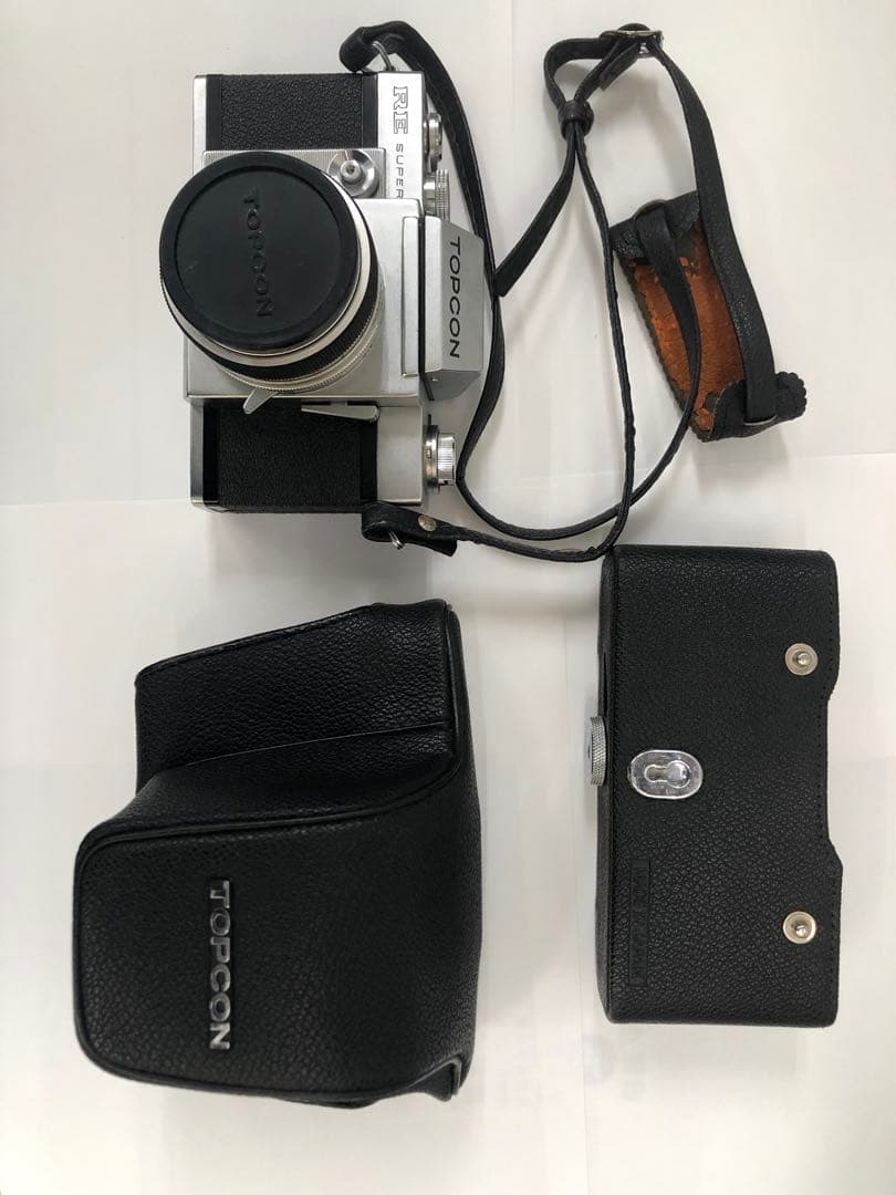 TOPCON フィルムカメラ レザーケース付き