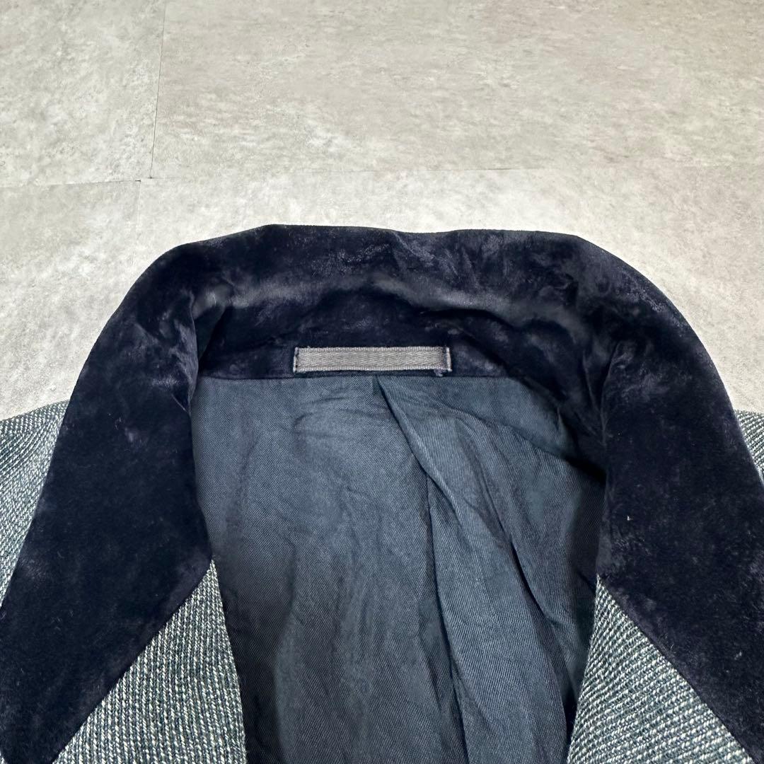 80s コムデギャルソンオムプリュス　テーラードジャケット　リバーシブル ベロア