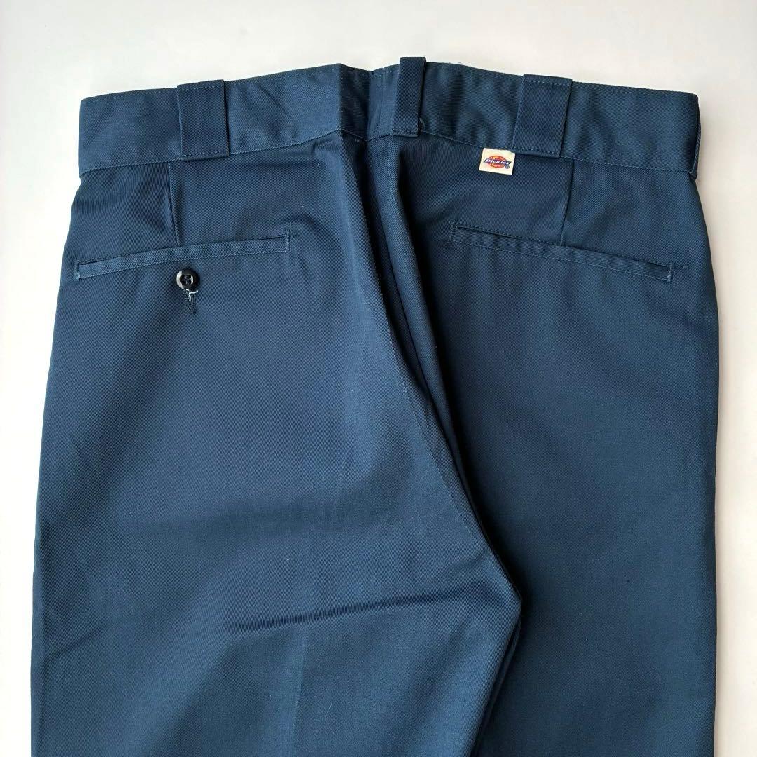 美品 80s USA製 ディッキーズ 874 ネイビー ワーク パンツ 32