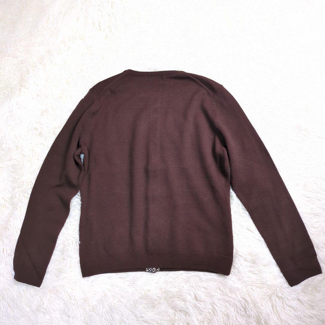 BURBERRY LONDON アンサンブル　カーディガン ニット ブラウン