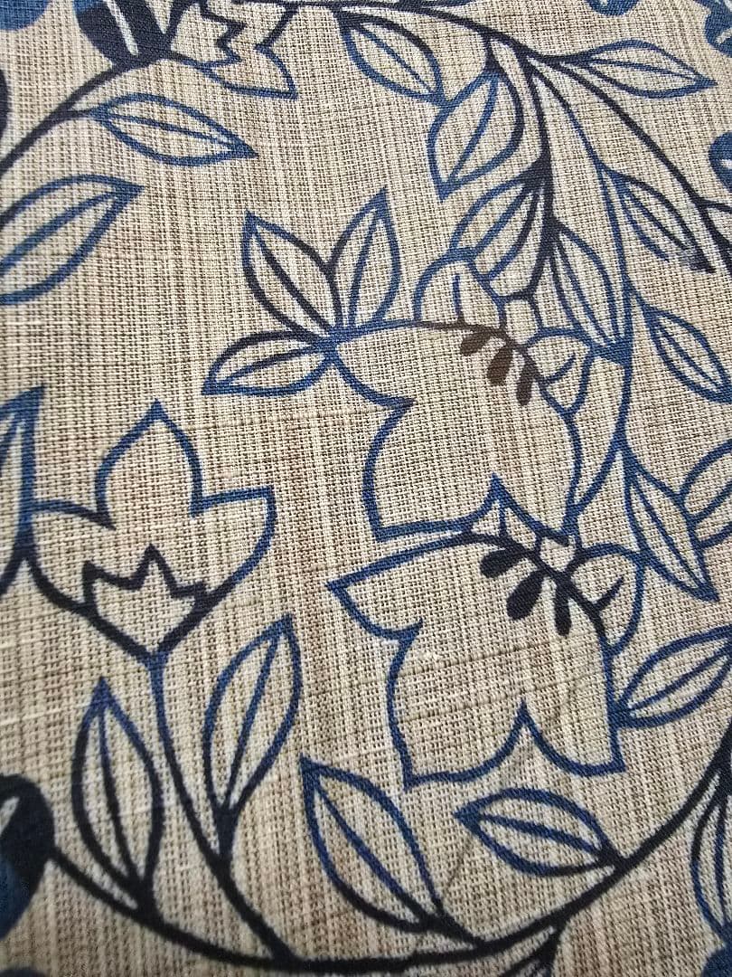 リピーター 日本橋竺仙 奥州小紋 桔梗丸に萩 Lサイズ