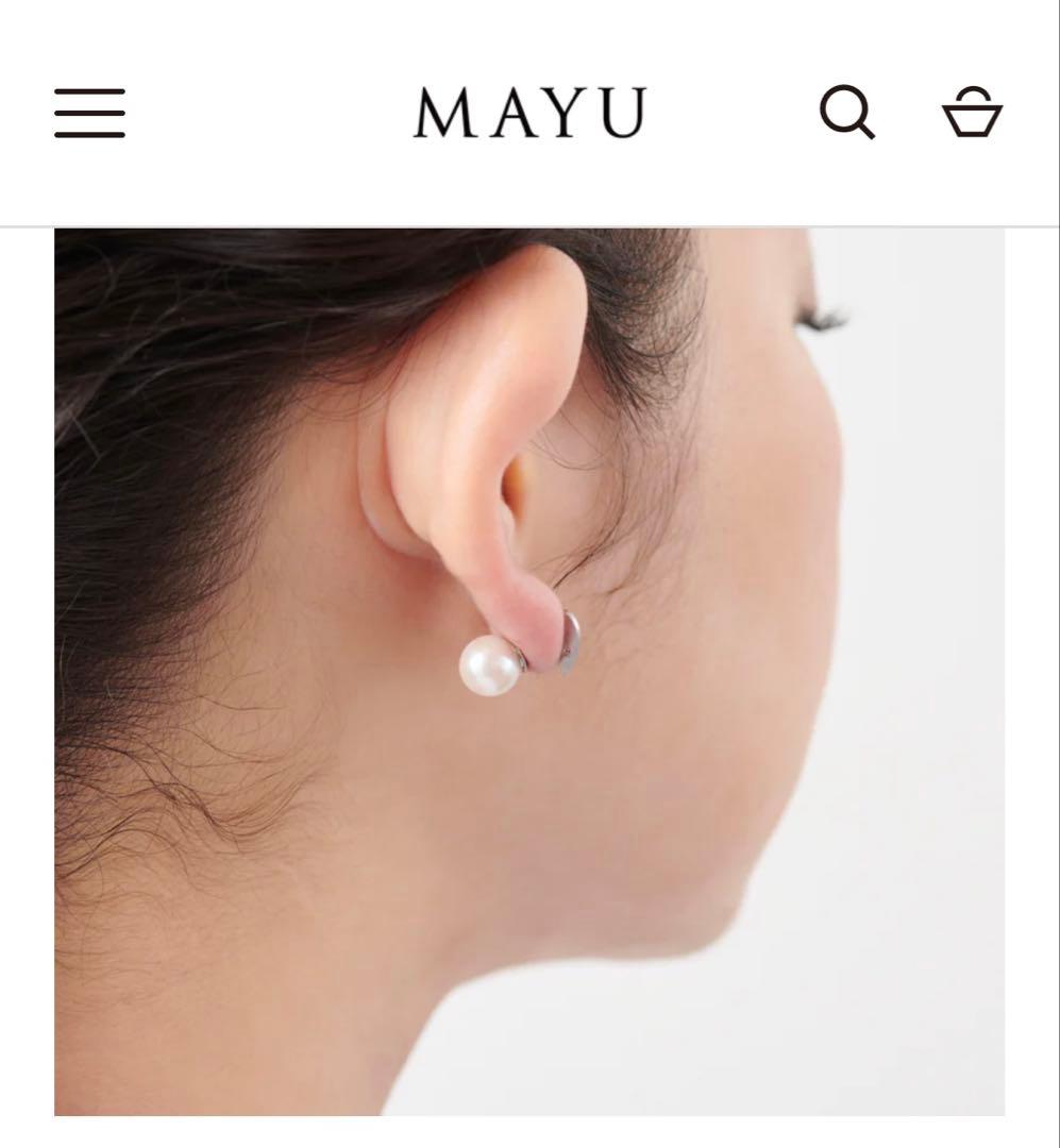 【美品】マユ MAYU Small heart pierce (silver)