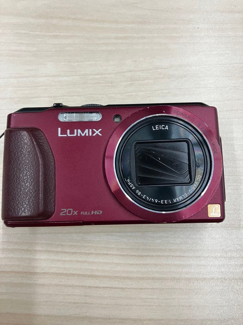 動作確認済　Panasonic LUMIX DMC-TZ40 レッド