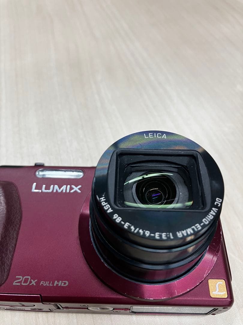 動作確認済　Panasonic LUMIX DMC-TZ40 レッド
