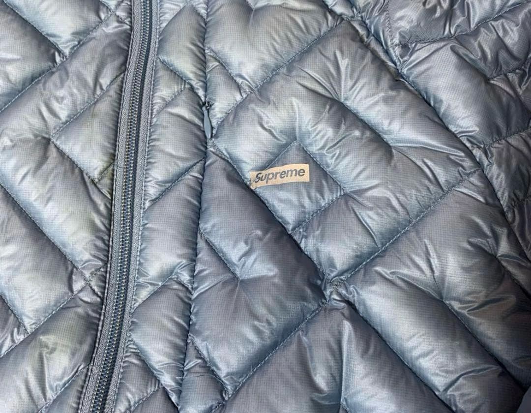 ジャケット・アウター supreme spellout quilted light weight