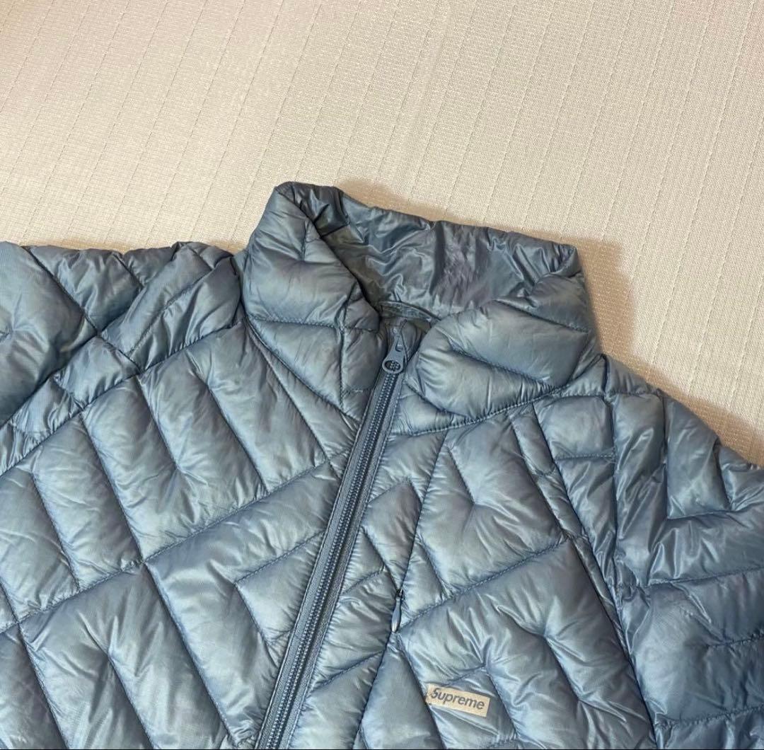 ジャケット・アウター supreme spellout quilted light weight