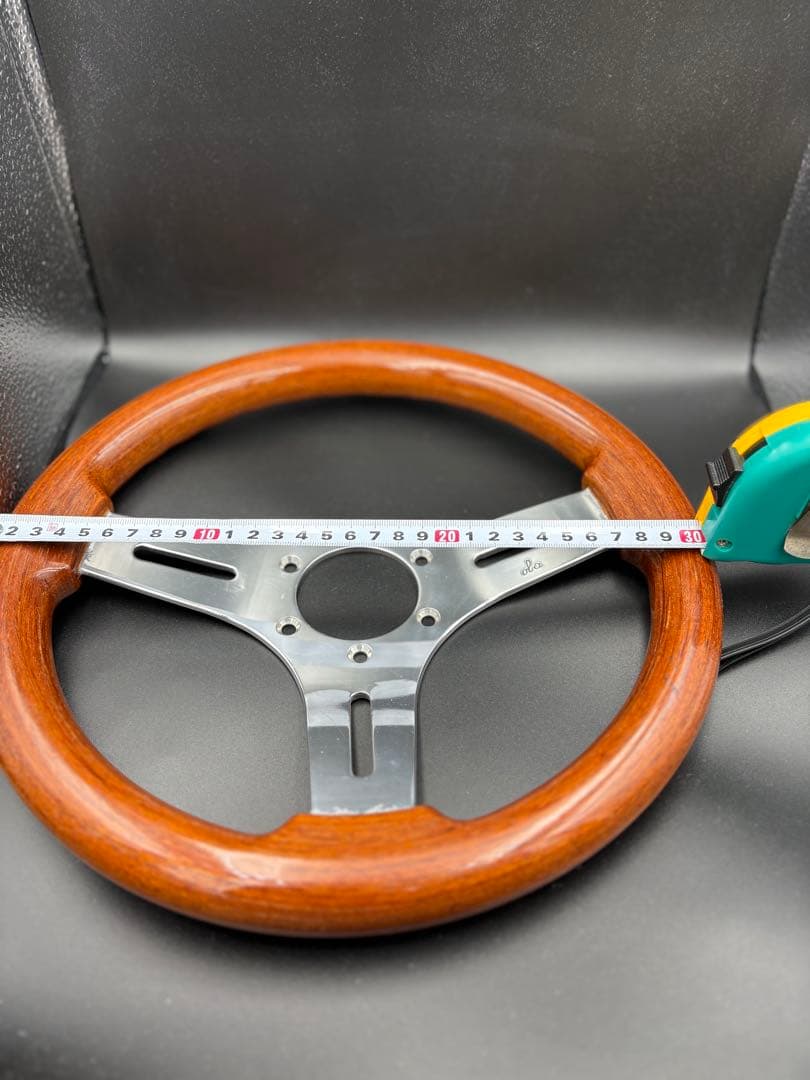 C026 OBA オバ　木製ステアリング　ハンドル　レア　ヴィンテージ 30cm