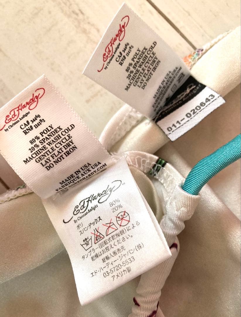 レア　ed hardy エドハーディ　ビキニ　水着　y2k 平成