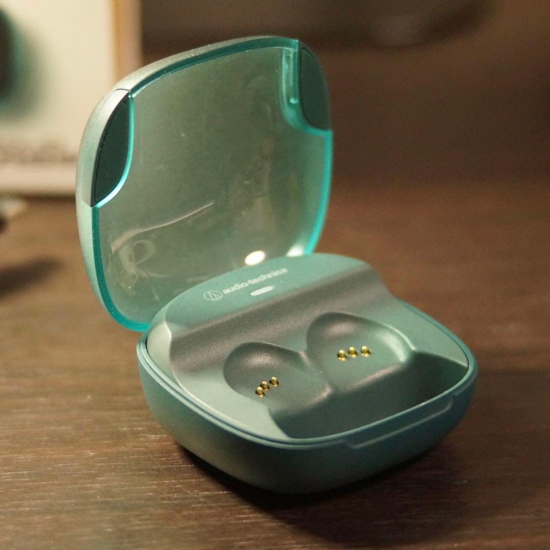 ATH-CKS50TW2 グリーン ノイズキャンセリングワイヤレスイヤホン