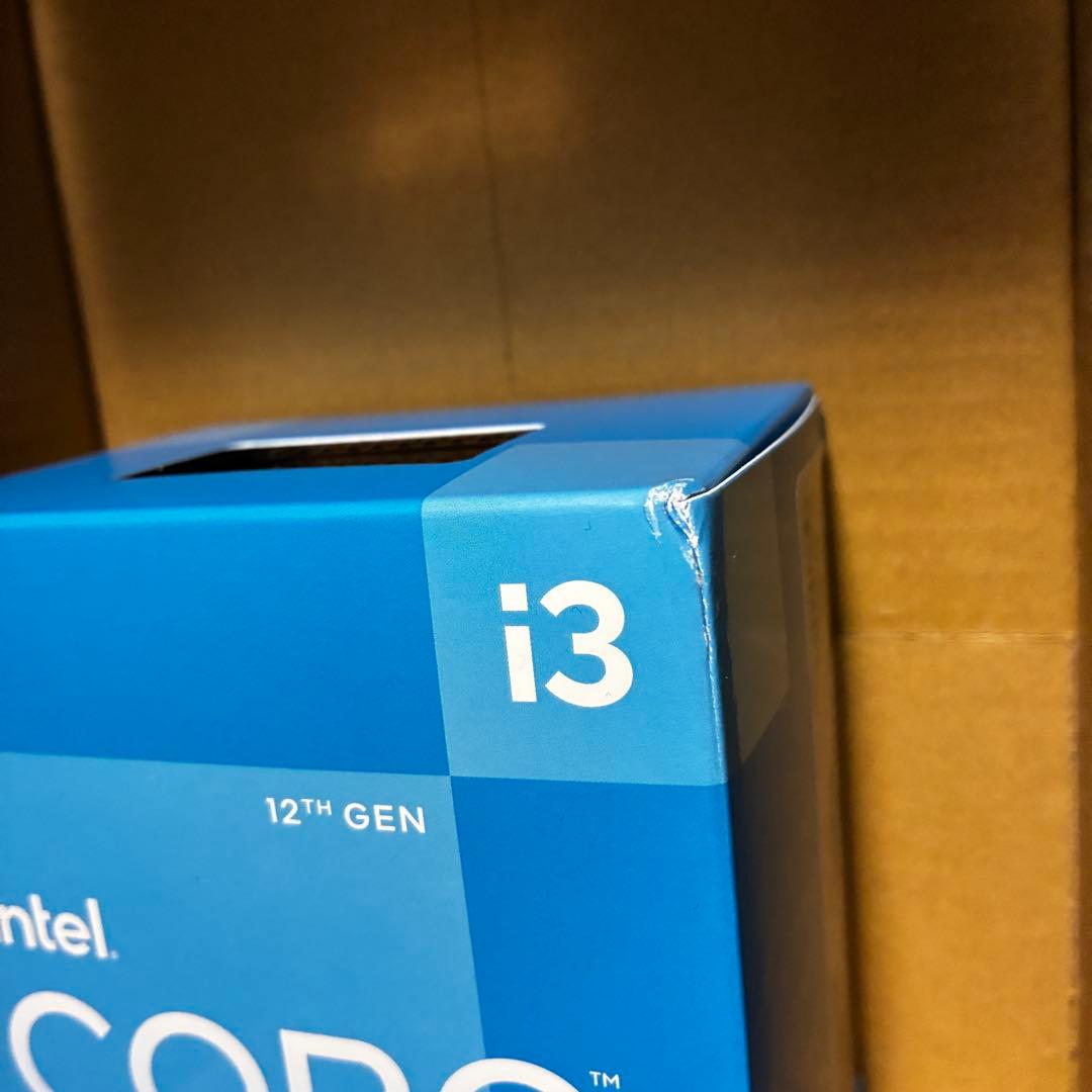 新品未開封 Intel Core i3-12100F BOX LGA1700