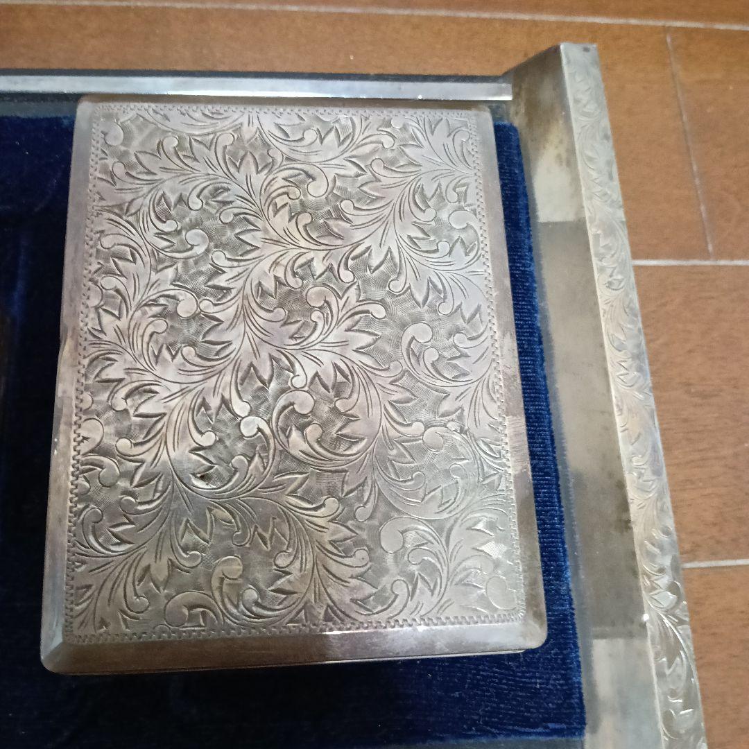 銀製　シガレットケース　シルバー　アール・ヌーヴォー