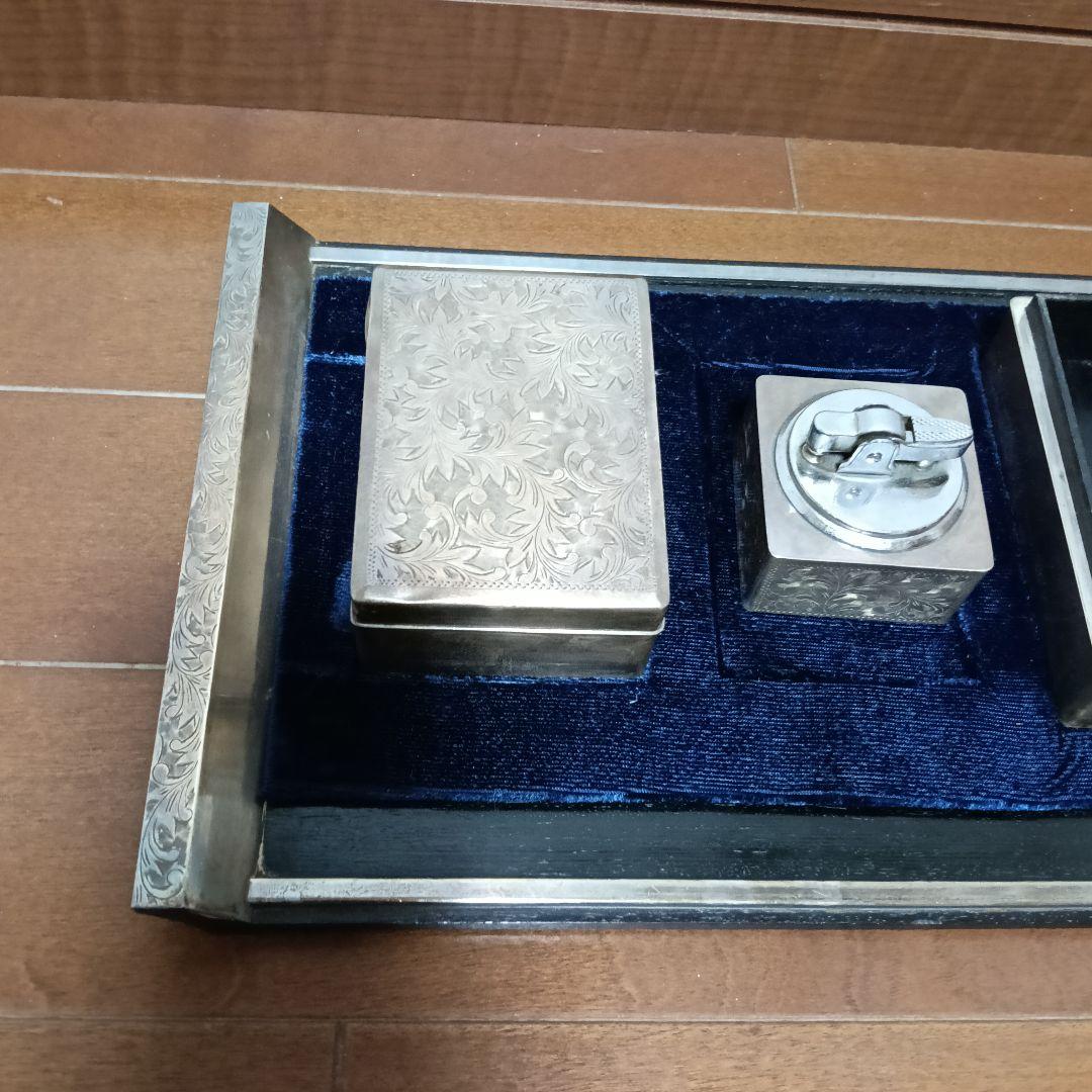 銀製　シガレットケース　シルバー　アール・ヌーヴォー