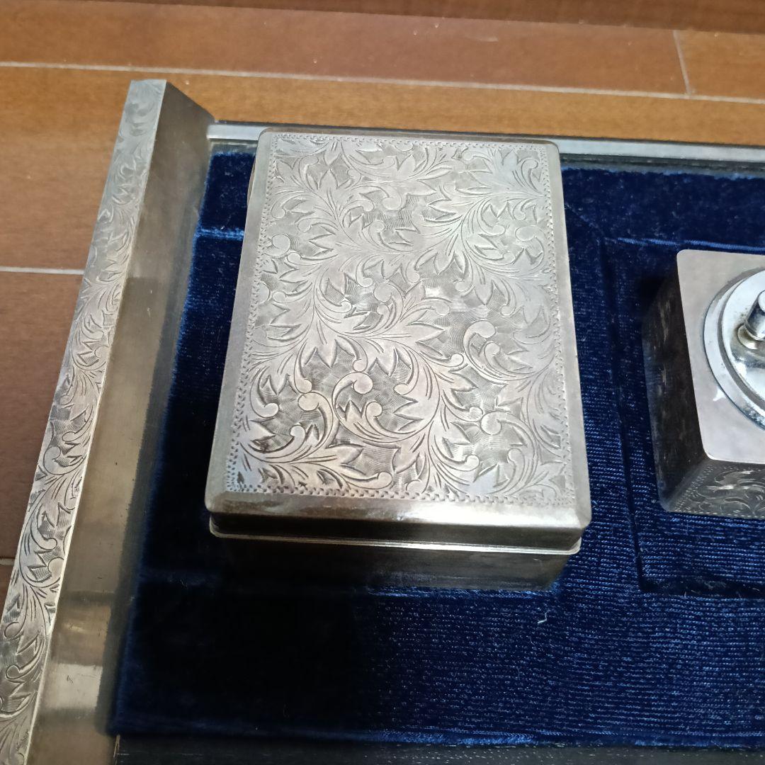銀製　シガレットケース　シルバー　アール・ヌーヴォー