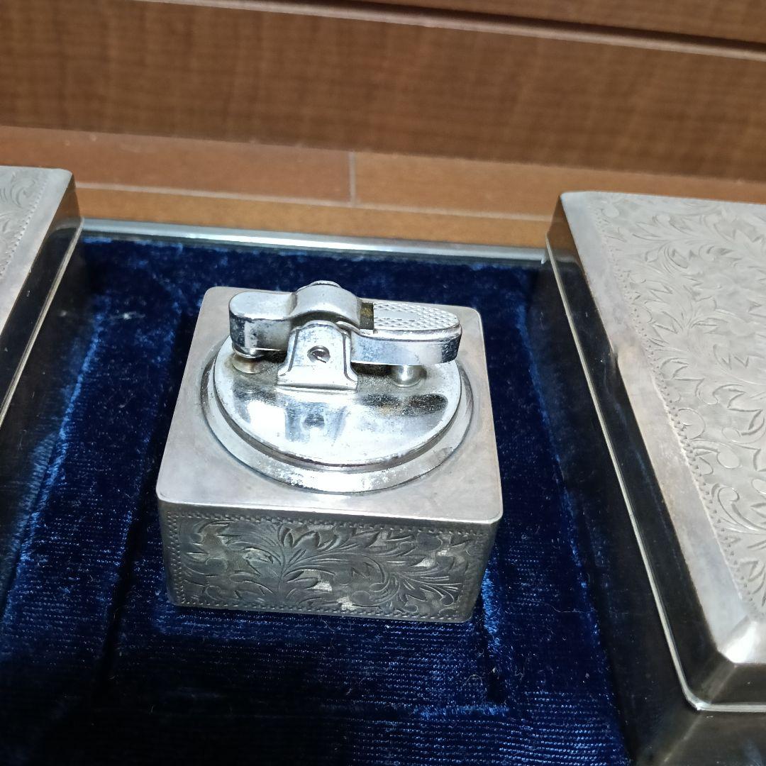 銀製　シガレットケース　シルバー　アール・ヌーヴォー