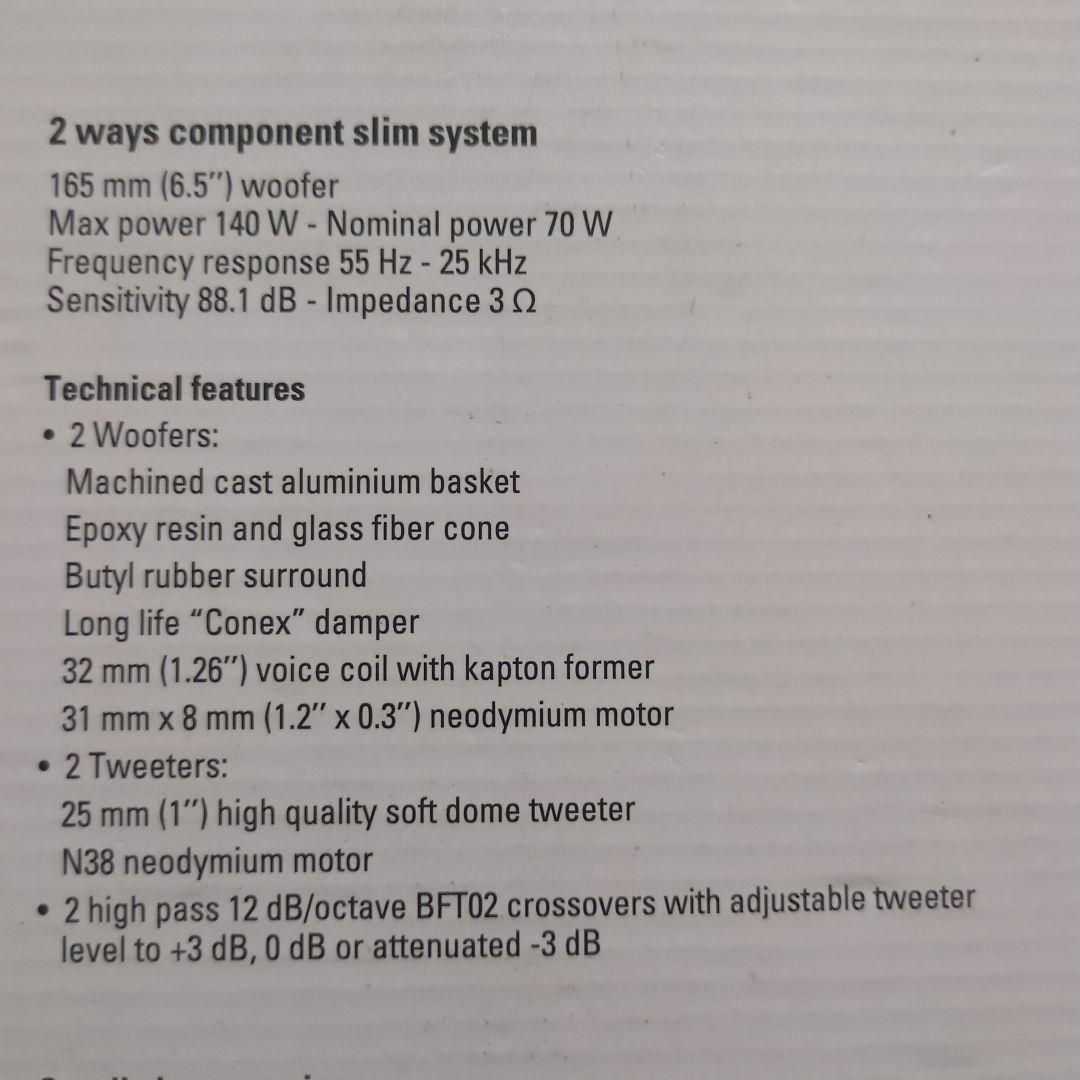 BLAM ブラム スピーカー ツィーター L165S付属のLT25のみ