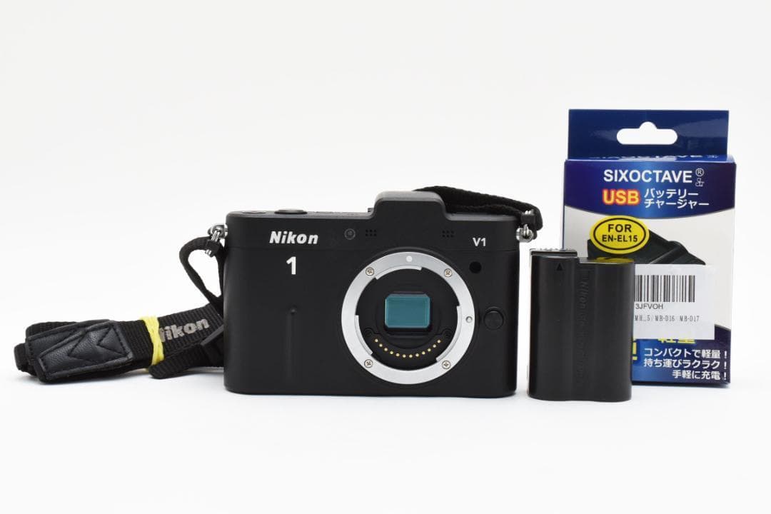 超美品 NIKON 1 V1 ショット数1160枚 デジタル ボディ C868