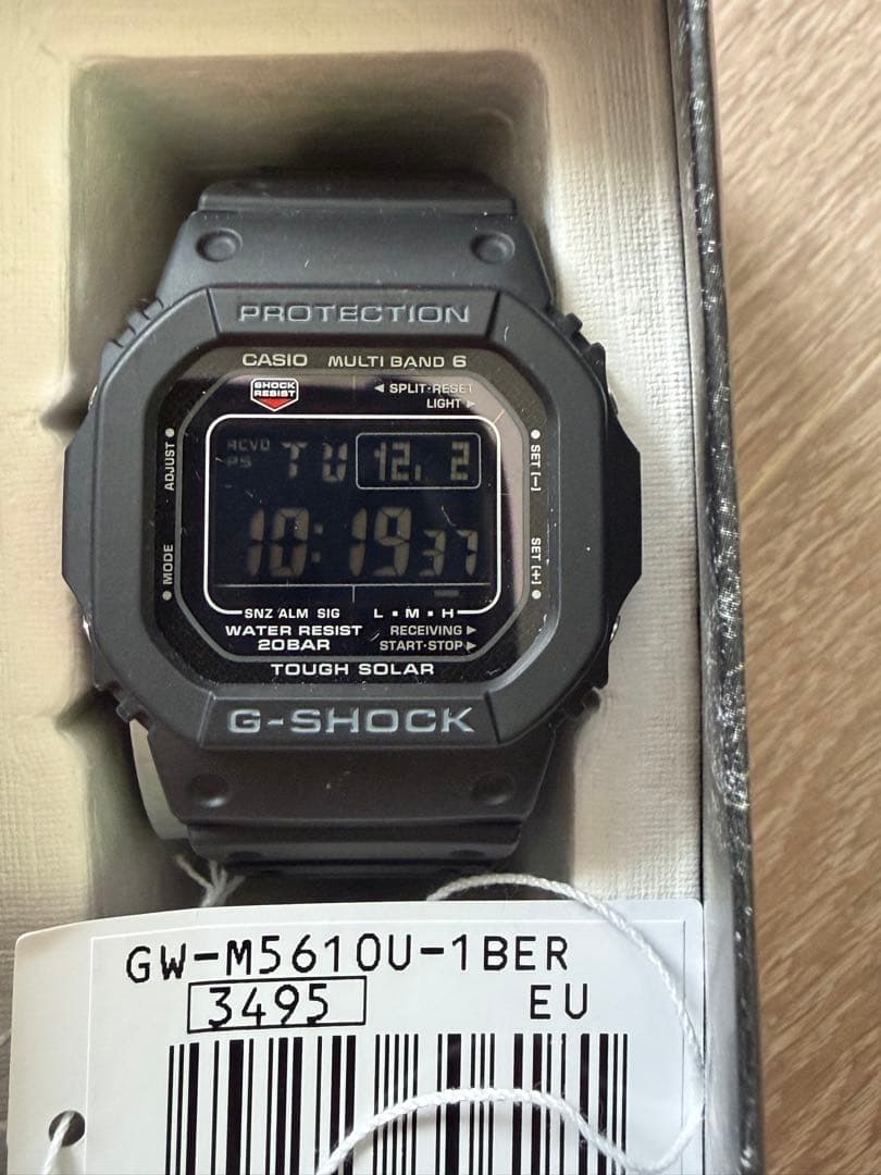 CASIO G-SHOCK GW-M5610U-1BER タフソーラー電波時計