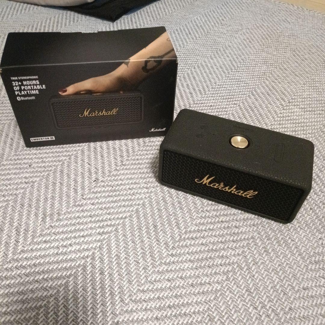 Marshall embertonⅢ black マーシャル　スピーカー