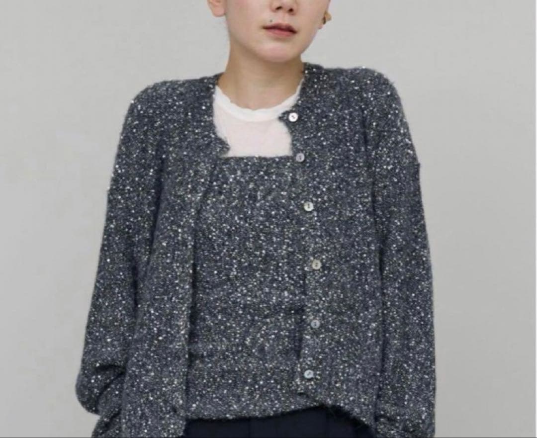 Curensology★スパングルショートカーディガン