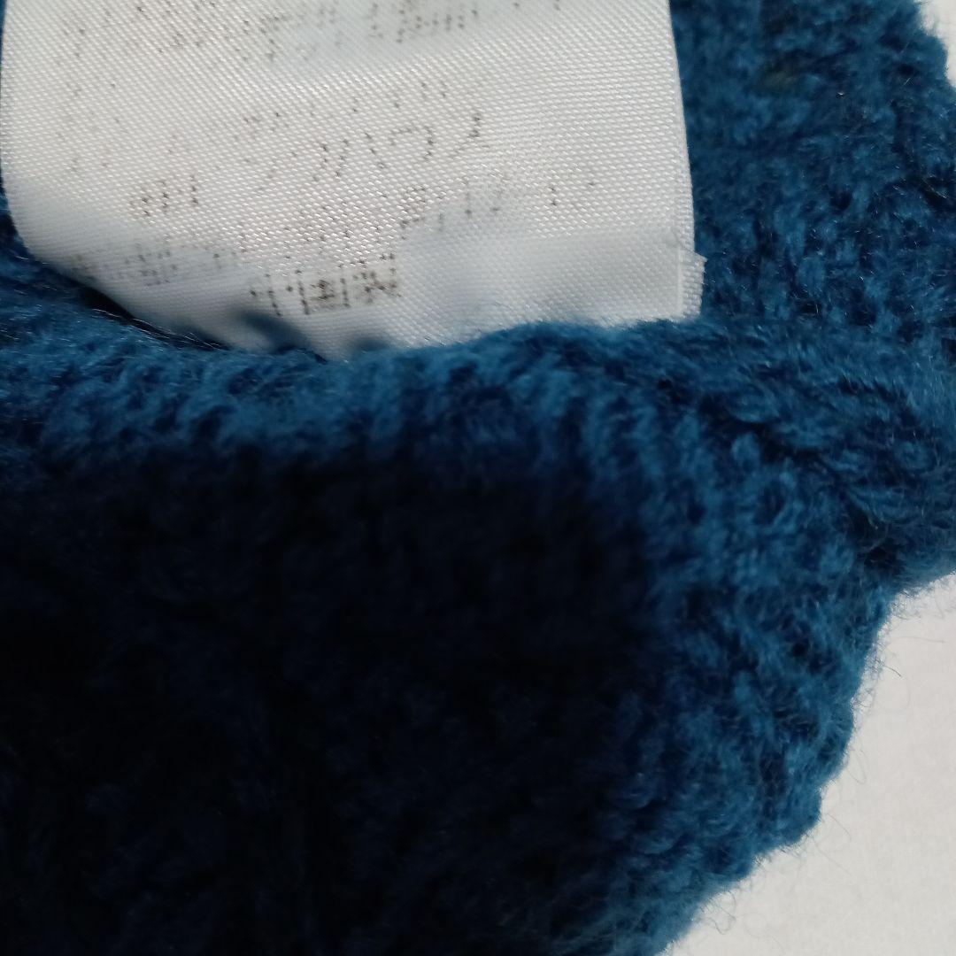 s*o様 ピンクハウス ニットカーディガン いちご・ハートモチーフ付き 青