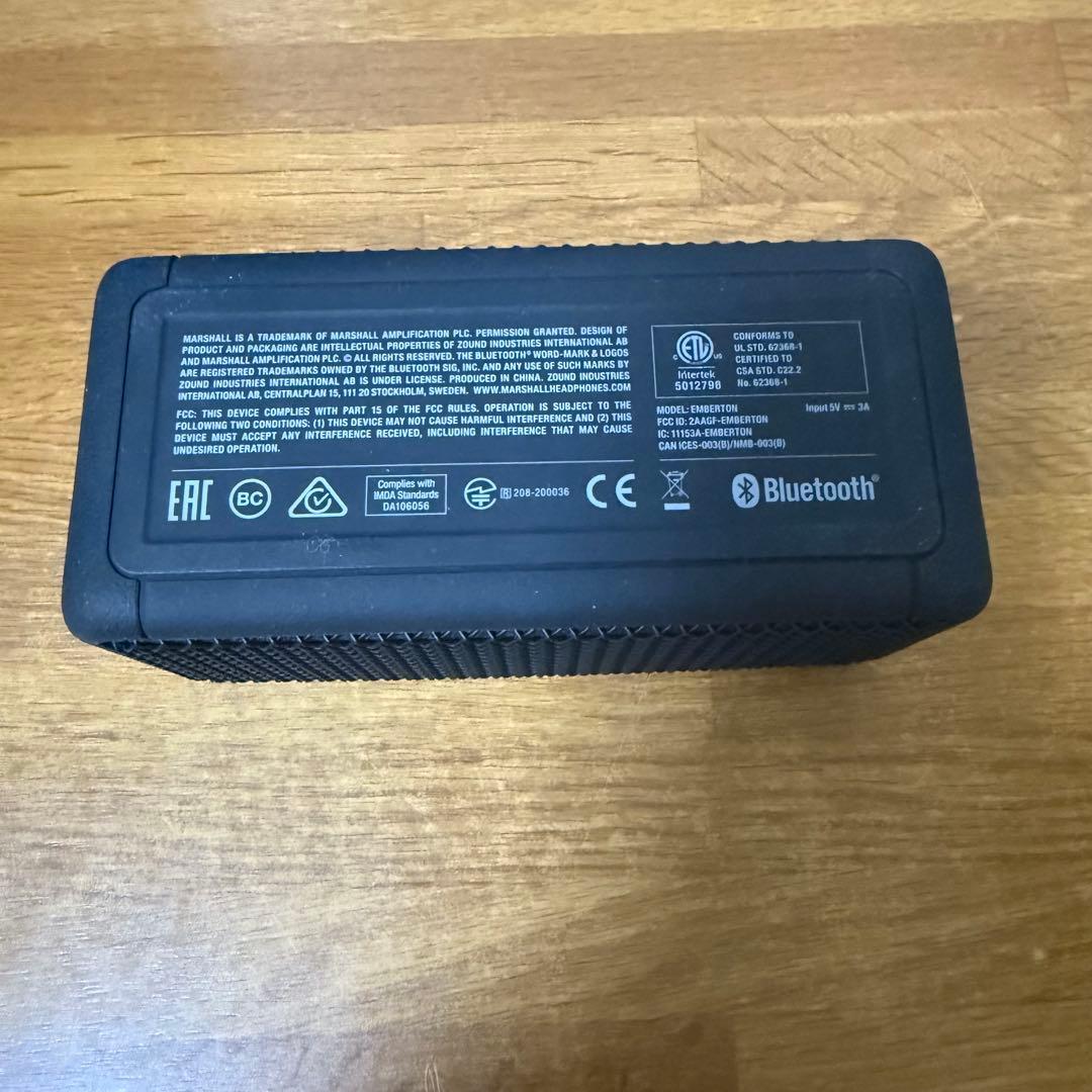 正規品 美品Marshall Emberton Bluetoothスピーカー