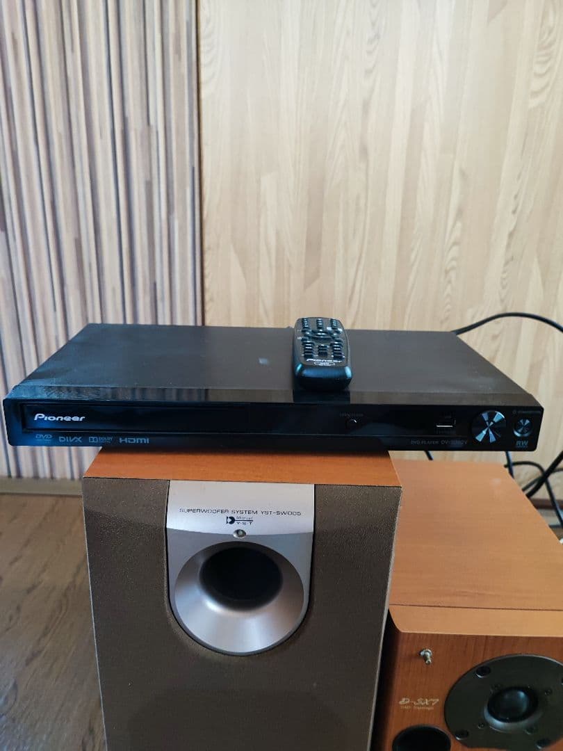映画鑑賞セット！ONKYO アンプ スピーカーYAMAHA ウーファー DVD