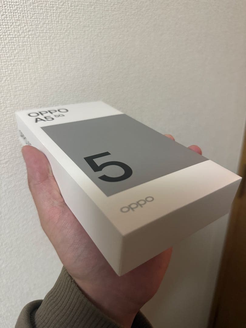 【新品】oppo A5 5G 本体　ホワイト