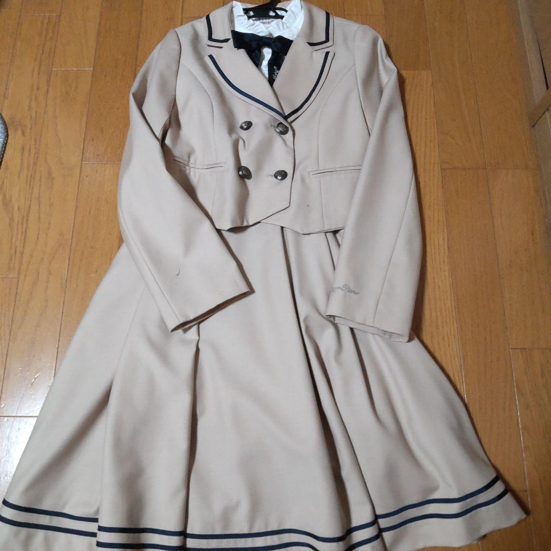 卒服　小学生女子 Mezzo Piano ベージュ　シャツセット