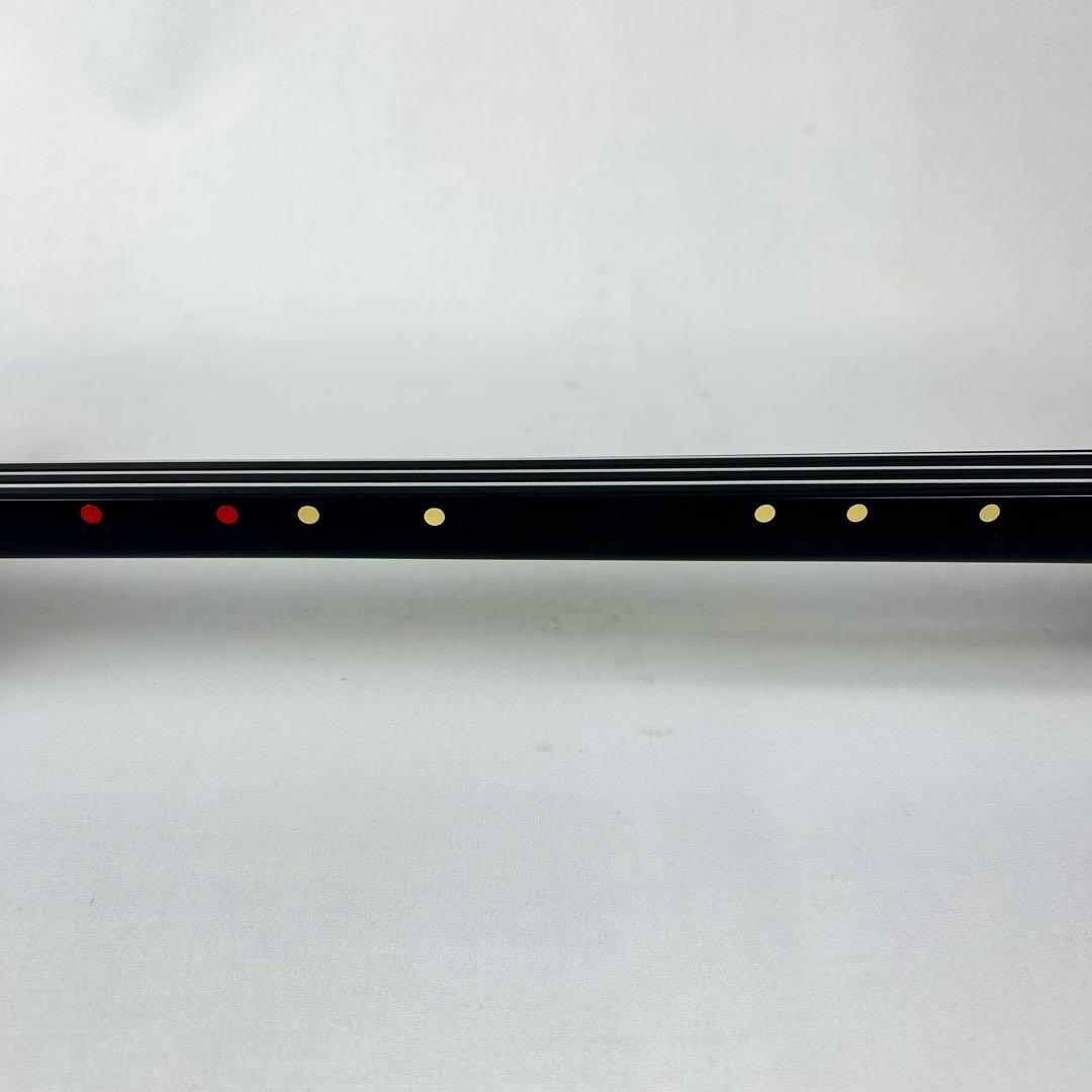 【美品】沖縄三線 本革 蛇革 ハードケース付 付属品多数 三味線