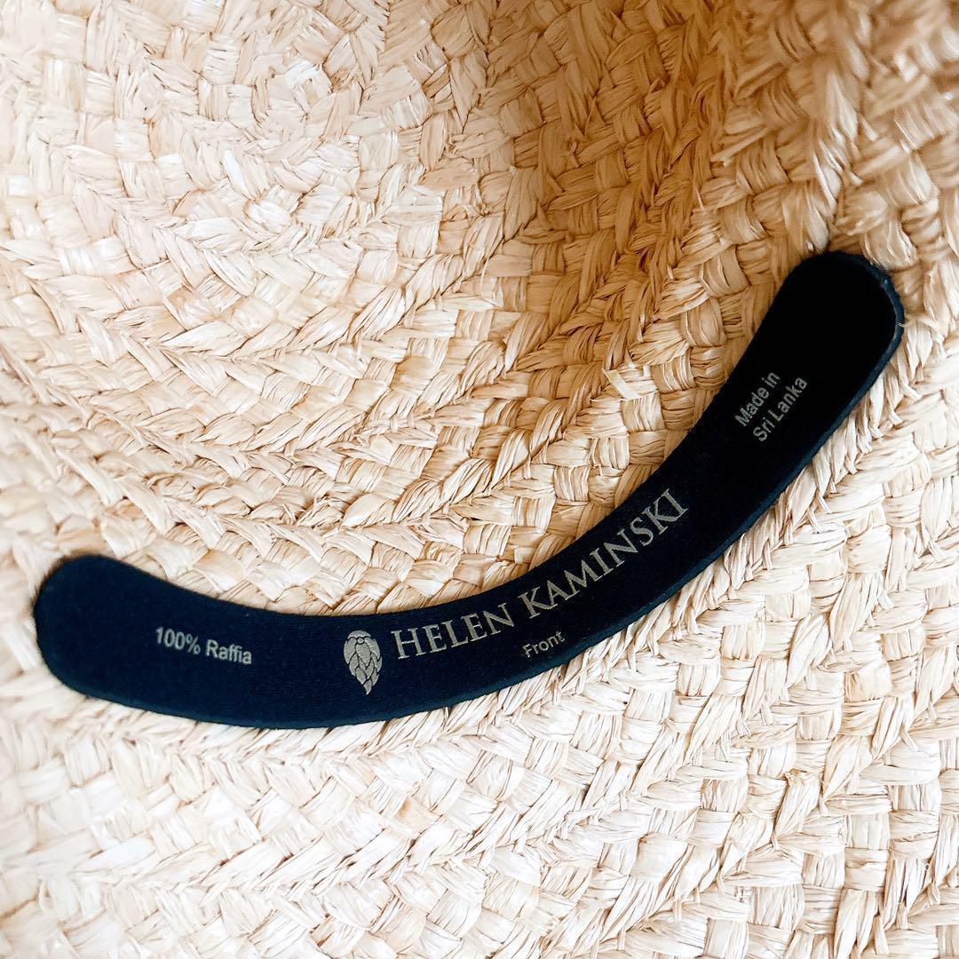 HELEN KAMINSKI ラフィアハット Classic 5 帽子 リボン
