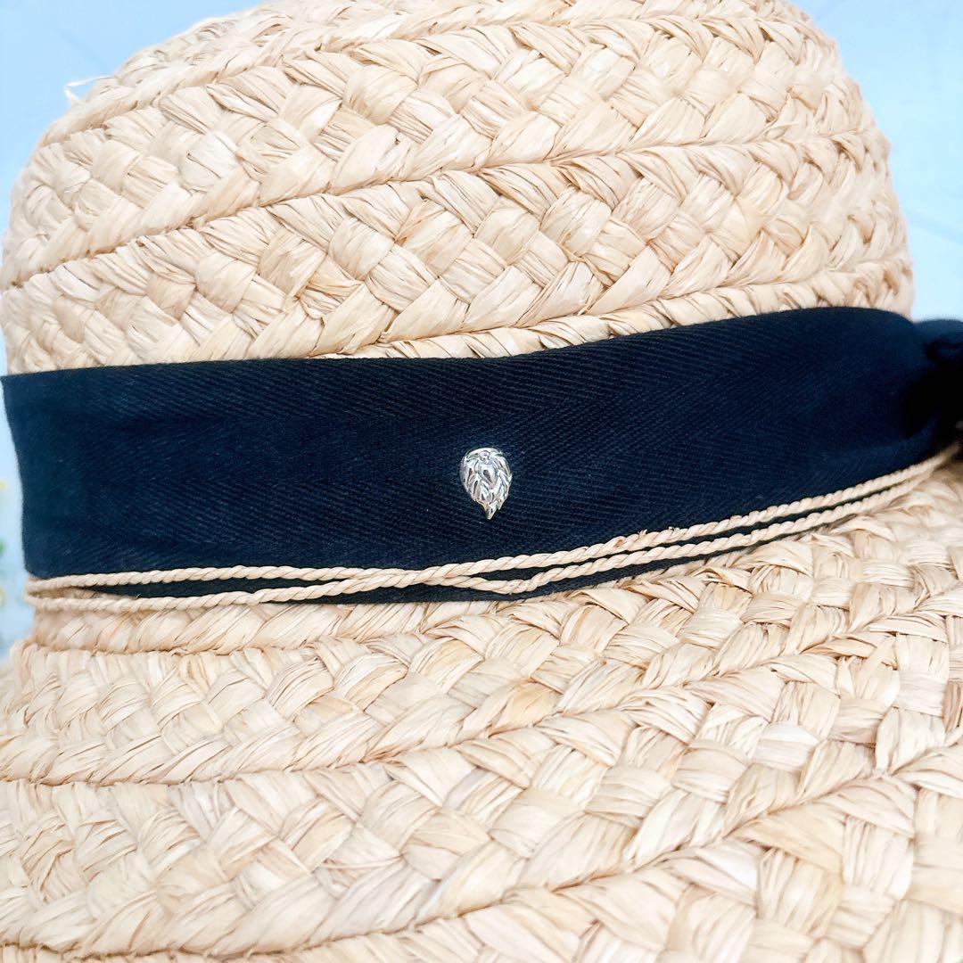 HELEN KAMINSKI ラフィアハット Classic 5 帽子 リボン